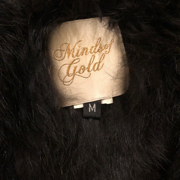 MENDOCINO 100% Rabbit fur vest. Ombré dye! Size Medium. Brand: Minds of Gold - Picture 4 of 4